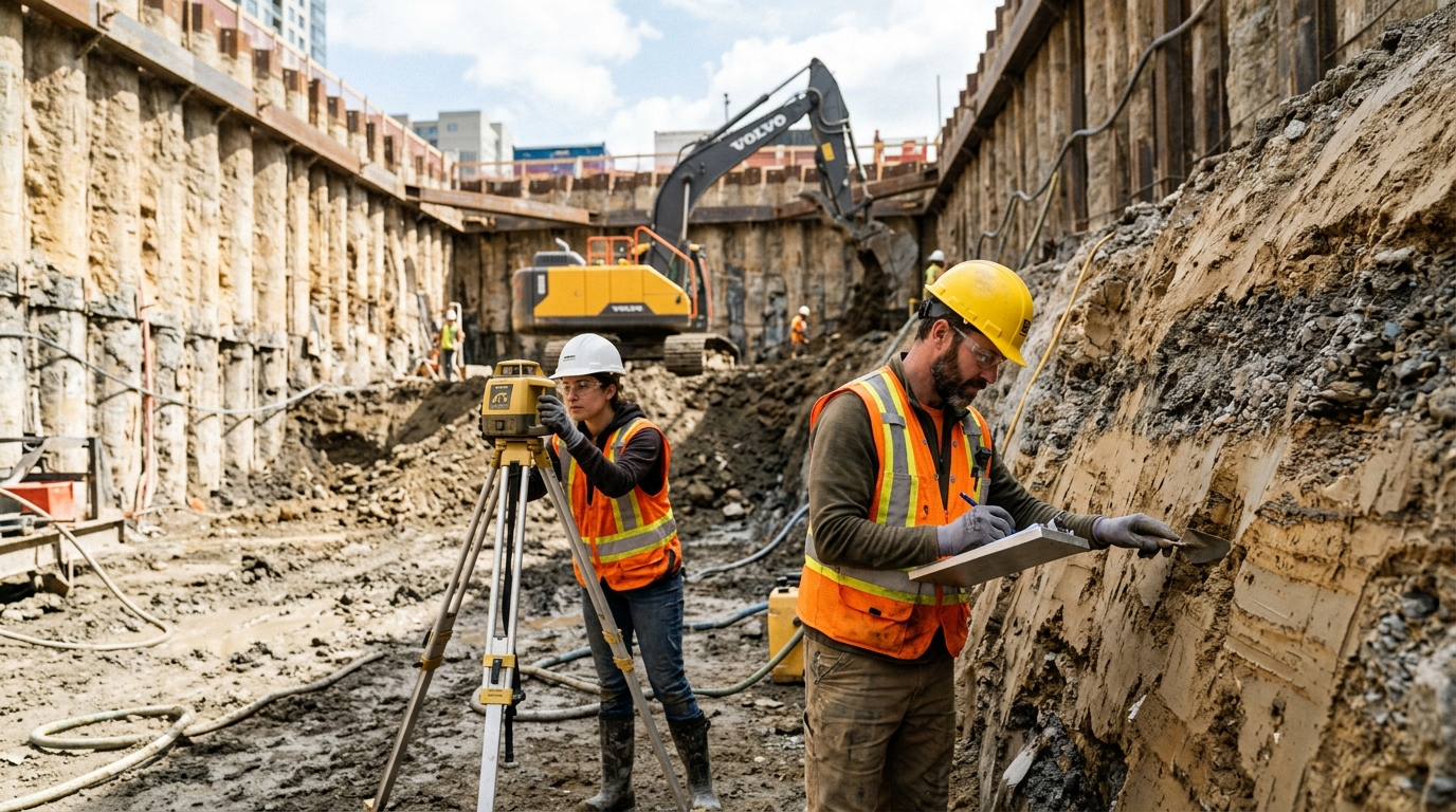 Освидетельствование и приемка котлованов